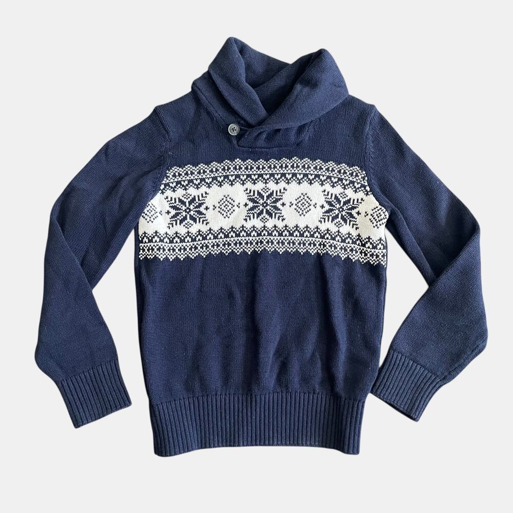 Boys Use Navy Blue Sweater Size 5/6